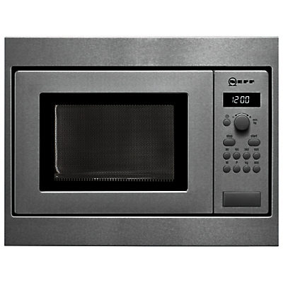 Neff H53W50N3GB 50cm Built-In Microwave, Stainless Steel